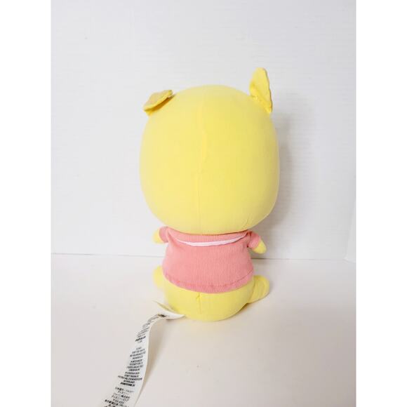 Disney Parks‎ Winnie the Pooh Plush Sitting Stuffed Animal Pink Corduroy Shirt - Picture 3 of 5